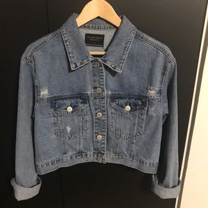 STREETWEAR SOCIETY — JEAN JACKET CROPPED